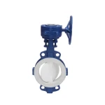 DN100 China Supplier Lining Fluorine Clip-on Butterfly Valve High Quality Lining Fluorine Clip-on Butterfly Valve
