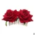 Import Double flannel rose hair comb red rose hair accessories rose fork comb from China