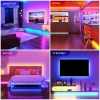 Drop Shipping Living room decoration Remote controller APP lighting kit 5050 rgbw digital smart RGB led strip