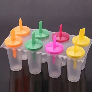 Dropshipping Ice Cream Pop Mold Clear DIY Mould Tray Pan Popsicle Candy Useful Frozen Freezer Lolly Maker Yogurt Stick