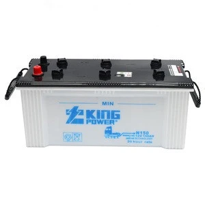 Dry charged battery for truck N150 King Power brand