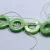 Import Dyed shell beads green 20mm round donut with 8mm center hole from China