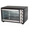 Electric glass oven CB/ROHS/LFGB approval 30L portable yellow toaster oven