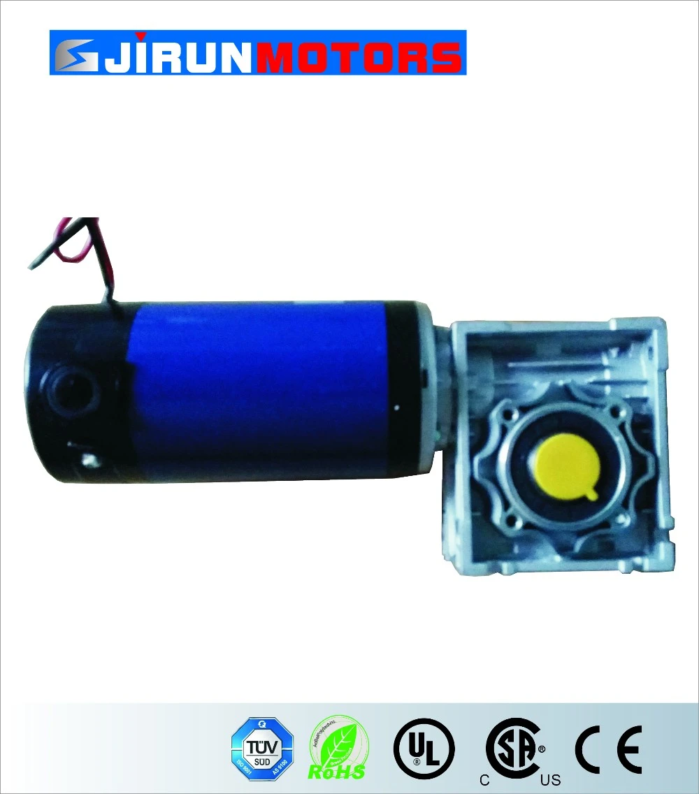 Electric motor 12v 500w dc geared motor,with worm gearbox or planetary reducer,for garage and gate door or other application