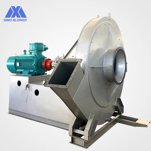 Electric Motor 1400kw Coupling Driven Materials Drying Centrifugal Fan