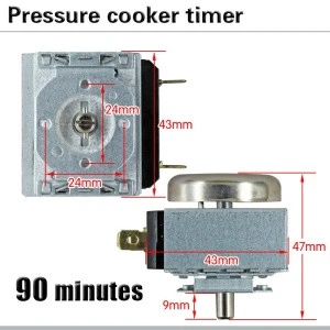 Electric pressure cooker timer Rice cooker timer 90 minutes universal electric oven cross shaft mechanical  switch spare parts