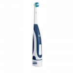 Electric toothbrush with rounded rotating head