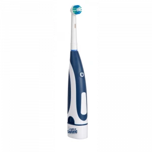 Electric toothbrush with rounded rotating head
