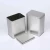 Import Empty Tea Coffee Supplements Box Square Silvery Food Grade Meta Luxury Blend Container Tin Can Packaging Manufacturers from China