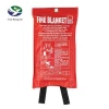 EN1869:1997 fiberglass fire fighting emergency customized fire blanket insulation in hard pvc box manufacturer cheap wholesale