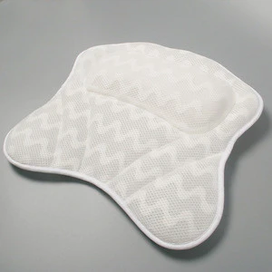 Ergonomic Bathtub Cushion for Neck Head and Back Support, QuiltedAir Mesh for Breathable Comfort