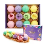 Essential Oil Sea Salt Bath Balls OEM Organic Bath Fizzy Bath Bombs Natural Daily SPA Clean and Moist MSDS/GMPC/ISO22716