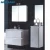 Import Euro Design Glossy Bath Furniture Sets with LED Mirror Cabinet Wall Hung 80cm Size MDF Bathroom Furniture Design from China
