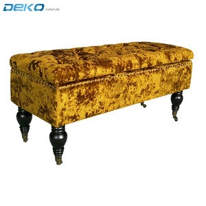 European Fabric  PU Ottomans &amp; Storage Ottomans for living room