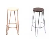 European Style High Bar Chairs Round Seat Dining Bar Stool Chair For Wholesale