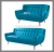 Import European style sofa furniture, modern design fabric sofa from China