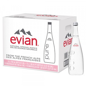 Evian Natural Mineral Spring Water 33cl, 50cl &amp; 1.5ltr