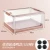 Import Extra Large Childrens Toy Storage Box Portable Pulley Wheels Transparent Visible with Lid Foldable Plastic Storage Box from China