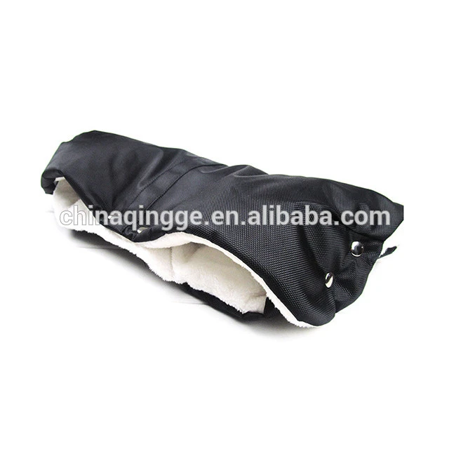 Extra Thick Stroller Hand Muff Pushchair Gloves Waterproof Anti-Freeze Carriage Hand Cover