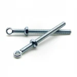 eye bolt eye screw LOWER HINGE SPINDLE 52MM WITHNUT FOR BABY FURNITURE