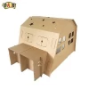 Factory custom easy assemble corrugated cardboard kids playhouse for sale