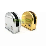 Factory Direct sale Casting-Zinc rail clamp stainless steel glass holding clamp
