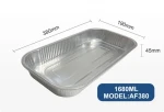 Factory Direct Sale Heavy Duty Takeaway Food Bbq Grill Plate Turkey Roaster Takeaway Aluminum Foil Container