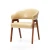 Import Factory Directly Supply Nordic Contemporary Style Solid Wooden Leather Dining Chair from China
