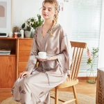Factory Directly Supply silk pajama sleepwear women pajamas supplier