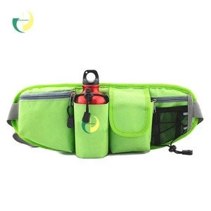 Factory OEM/ODM high quality bum bag types of fashion sports waist bag with bottle holder