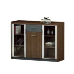 Factory price 3 MFC Drawer wooden custom living room furniture dining room oak retro sideboard luxus storage sideboard cabinet