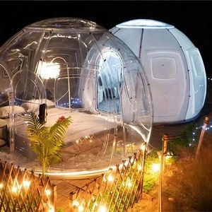 Factory Price 3m/5m Geodesic Dome Tent Clear Hotel Tent Igloo Coffee Garden Dome