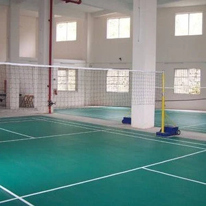 Factory price Any size school  tennis court PVC vinyl sports flooring