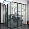 Factory price exterior thermal break heavy duty aluminium glass sliding doors with high quality