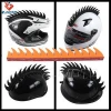 Factory Price High Quality Rubber Orange Spikes 3M Motorcycle Helmet Mohawk Sticker