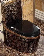 factory supply wholesale toilet bowl and colored gold plated luxury wc toild