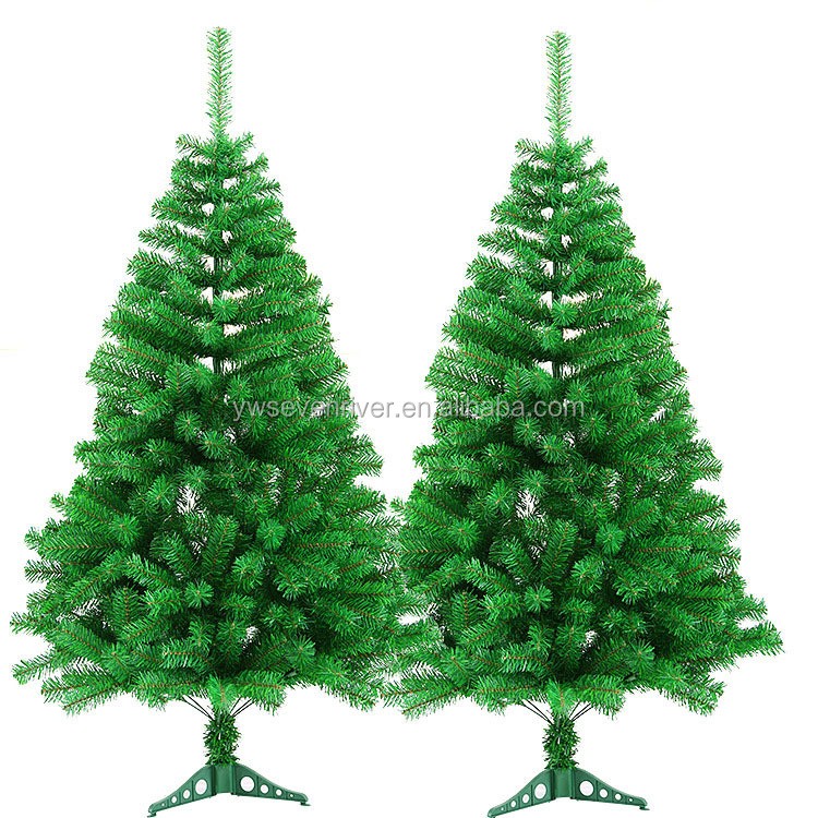 Factory wholesale artificial plastic pvc 1.5m christmas tree for christmas decoration