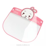 factory wholesale Disposable Safety Fluid Resistant Full Face Transparent Visor Protection kid Face Shield