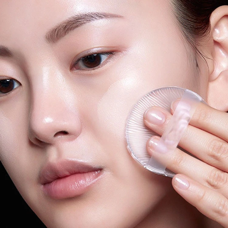 Factory Wholesale Silicone Makeup Tool Blender Silisponge with Strap Cosmetic Powder Puff