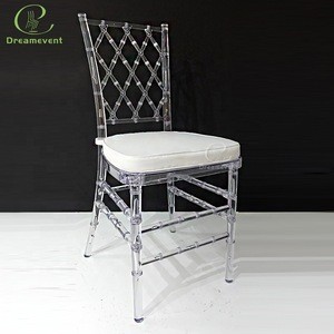 Factory wholesale special design modern wedding acrylic transparent chair