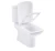 Import fancy design bathroom sets suites two piece toilet from China