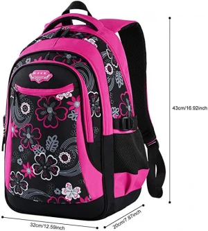 Fanspack school bag bookbags for girls school backpack nylon girls school bags