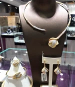 Fashion And Costume Jewelry Set Dubai Gold Jewelry Bridal Jewelry Set For Women
