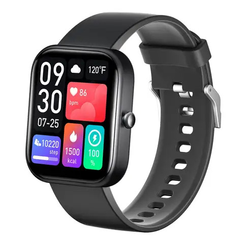 Fashion GTS5 BT Calling 2.0 Inch Full Screen Touch IP67 Waterproof GPS Tracker Smartwatch Health BT Calling Smart Watch 2024