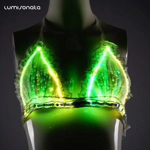 Fashion Luminous LED Lighting Ladies Sexy Nighties Lingerie Underwear