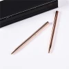 Fashion promotion custom business signature rose gold pen without clip
