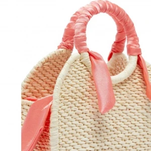 fashion shopping basket straw handbag paper tote bags paper bag supplier
