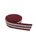 Fashion stripe custom nylon garment accessories watchband women's bra underwear belt