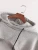 Import fashion style curved short hoodies for women  drawstring short hoodies women solid custom sweatshirt from China