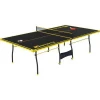 Fashionable Movable Ping Pong Table Black Foldable Table Tennis Table